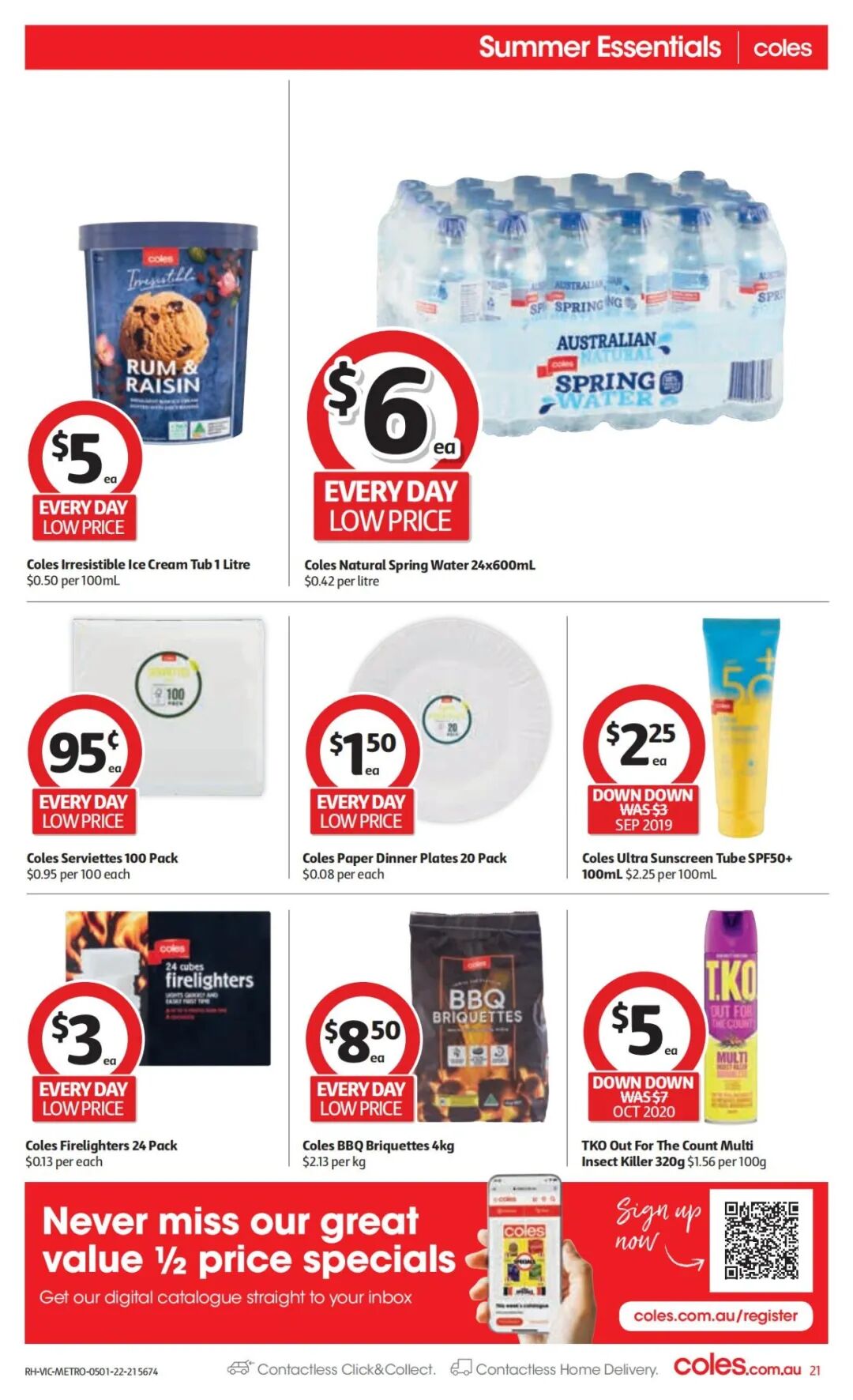 1月5日-11日！Coles最新特卖商品目录出炉！罐头、饺子等在列（组图） - 33