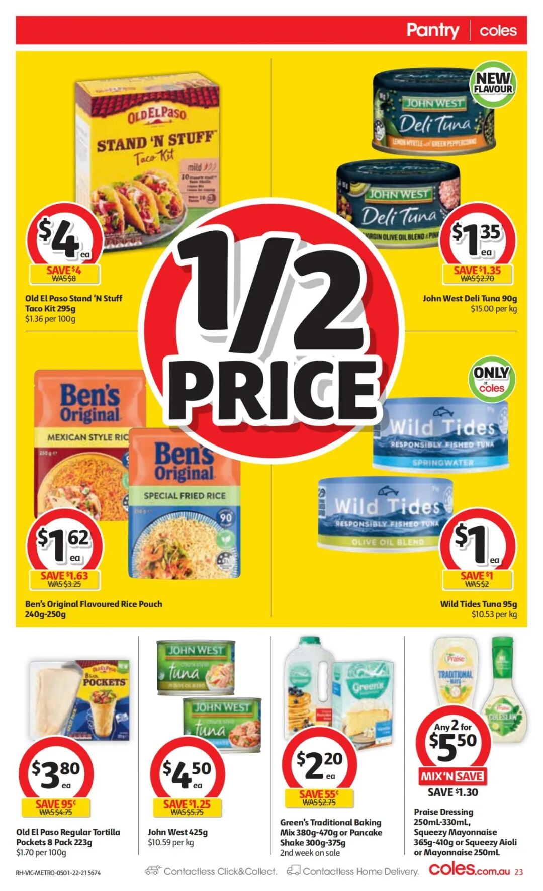 1月5日-11日！Coles最新特卖商品目录出炉！罐头、饺子等在列（组图） - 8