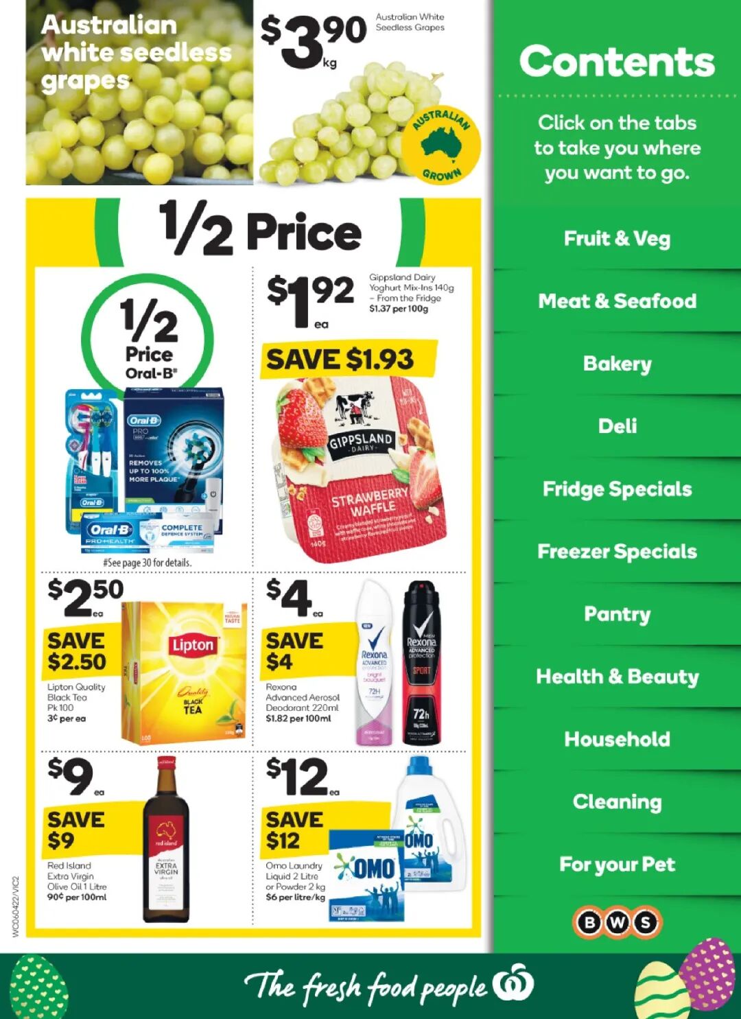 4月6日-12日！Woolies最新半价商品出炉，珍珠米香肠等在列（组图） - 2