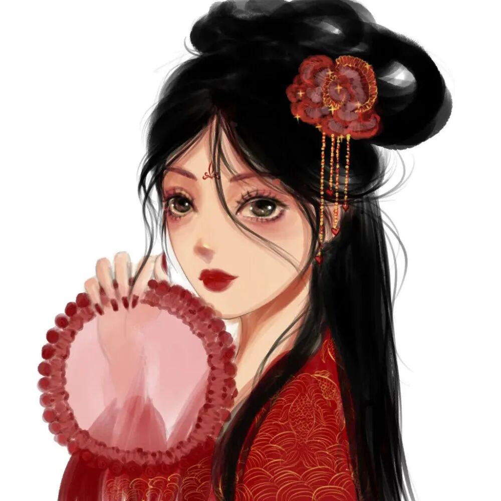 分享一组新年在逃公主头像