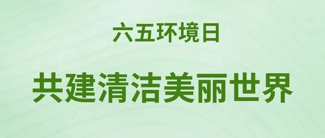 六五环境日 | 奔赴！2022六五环境日主题宣传片发布
