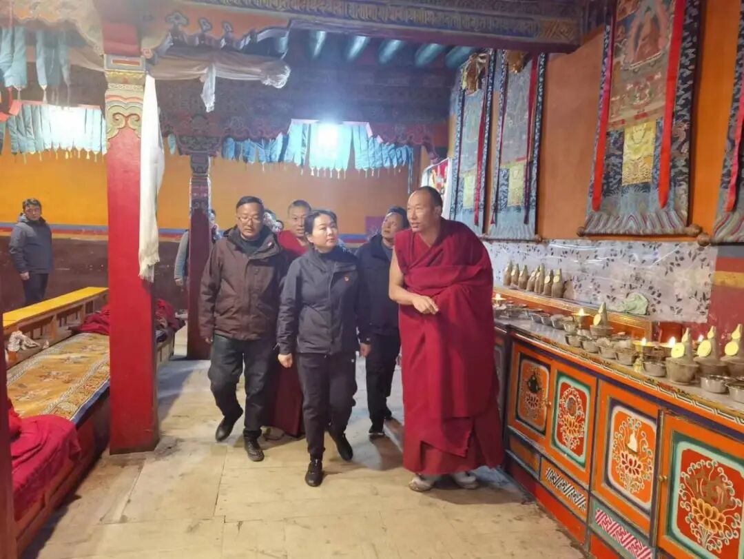 类乌齐县人民政府县长候选人嘎永在滨达乡调研