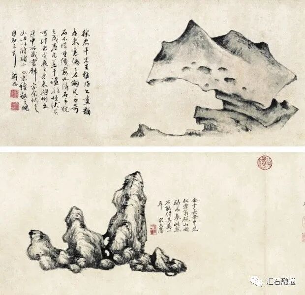 【谈古说今】晚明画石见袖峰