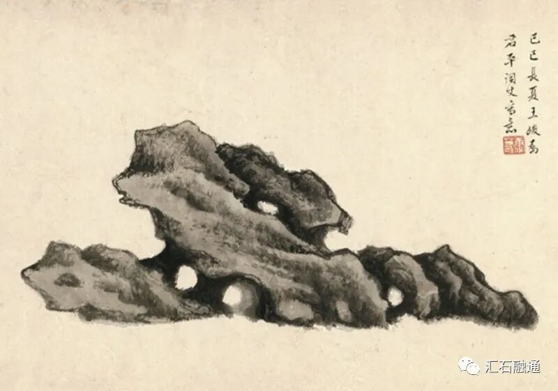 【谈古说今】晚明画石见袖峰