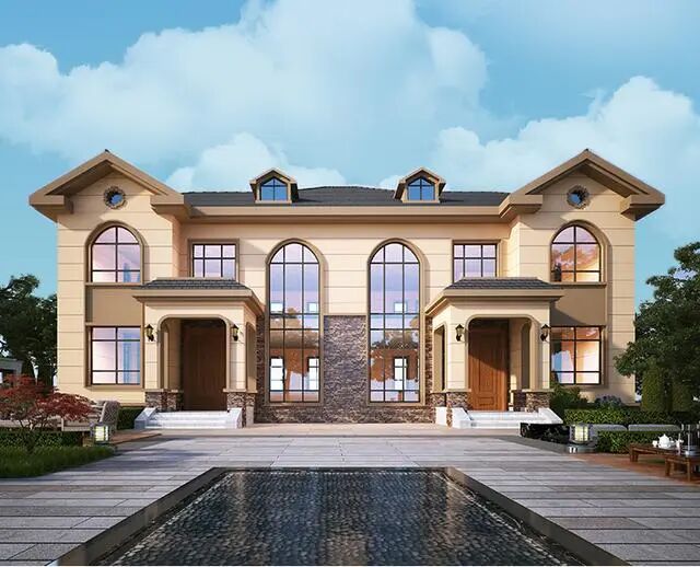 5款别墅外观大气，建栋给父母养老，比住城里舒服