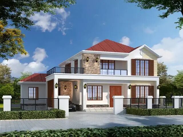 5款二层别墅璀璨夺目，建一栋风光无限