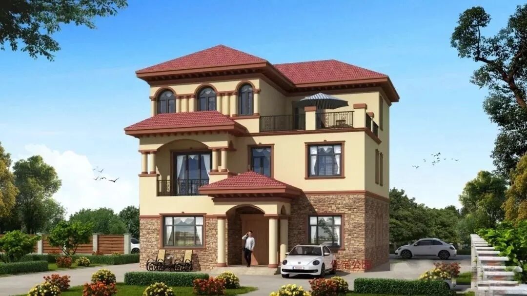 小面积大作为！5款气质别墅款款出彩，建一栋兄弟姐妹赞不绝口