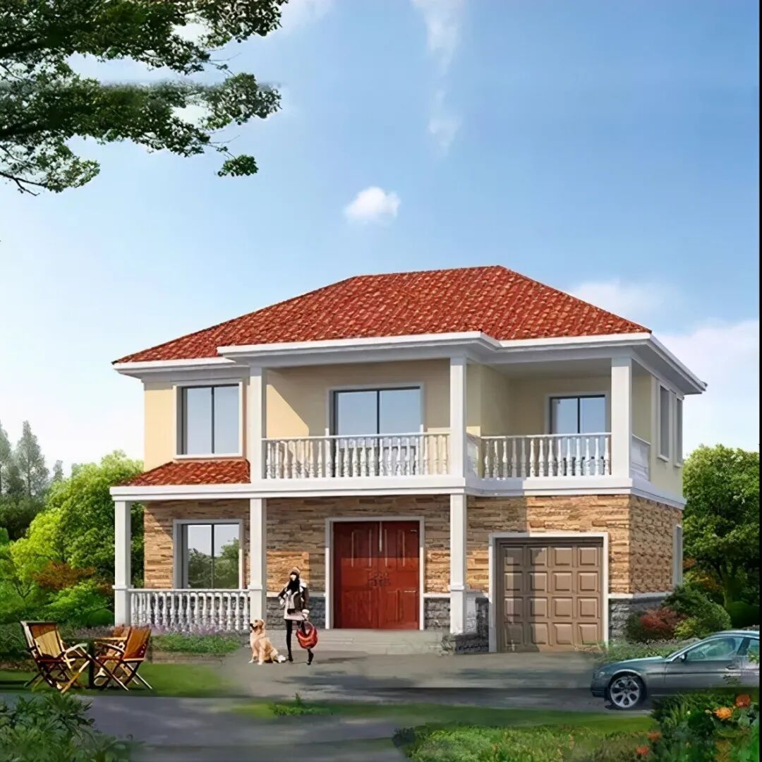 90后成建房主力军，这6套二层现代别墅，就是最好的选择