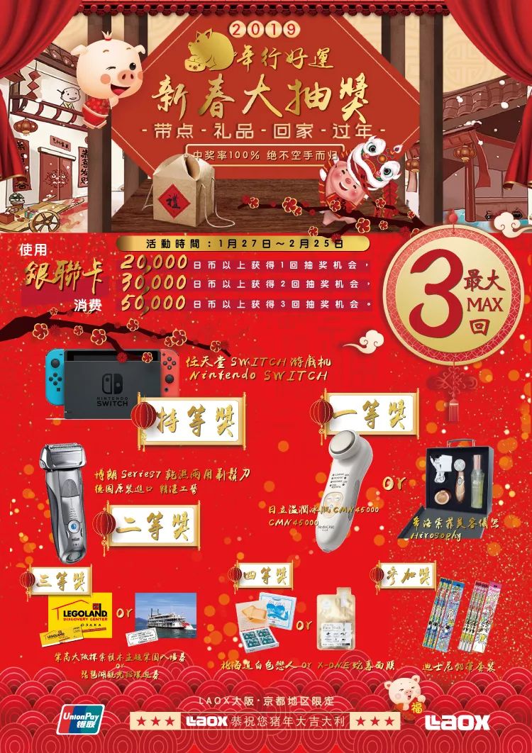 紅包免費領，返現最高12%，抽獎100%中獎…海外購物店春節活動集錦傾情奉獻 旅遊 第12張
