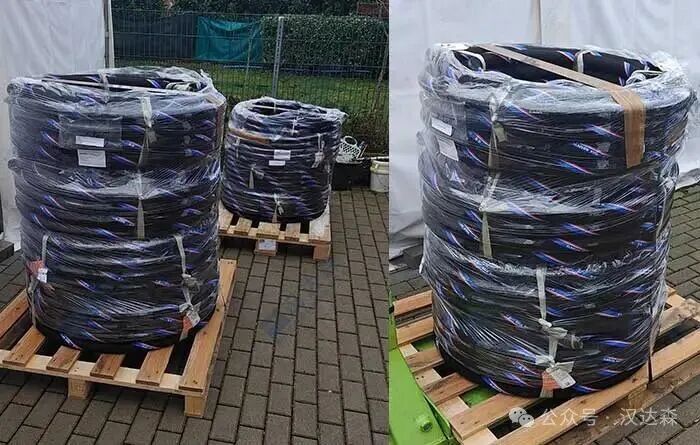 汉达森17年合作品牌Elaflex PTFE 软管火速抵德仓，下周直供国内​