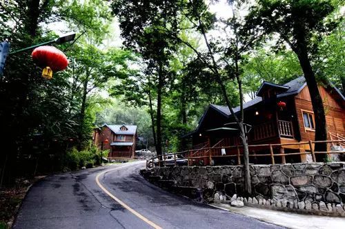 老界嶺避暑山莊位於伏牛山海拔1600米的四星級酒店.