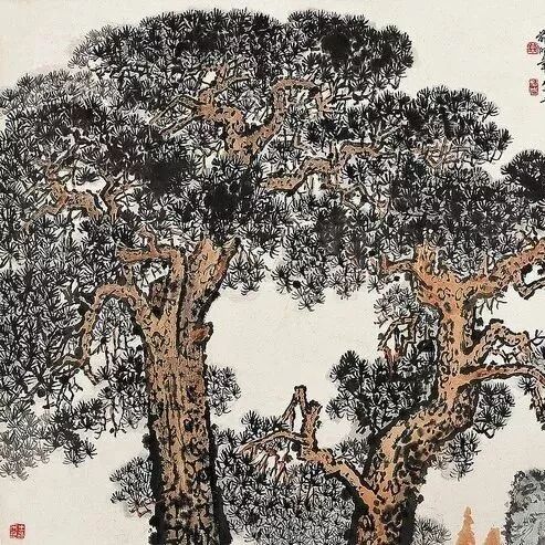 文人松画