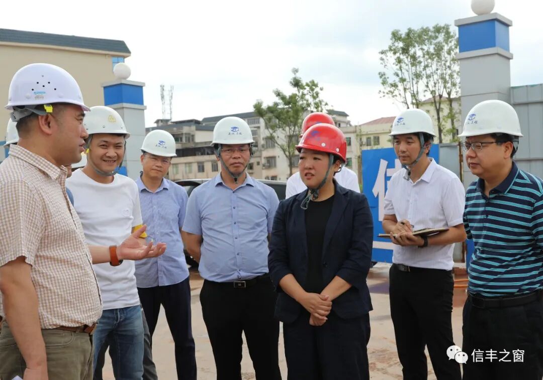 张琳现场调度重点项目建设工作 | 信丰县信息公开