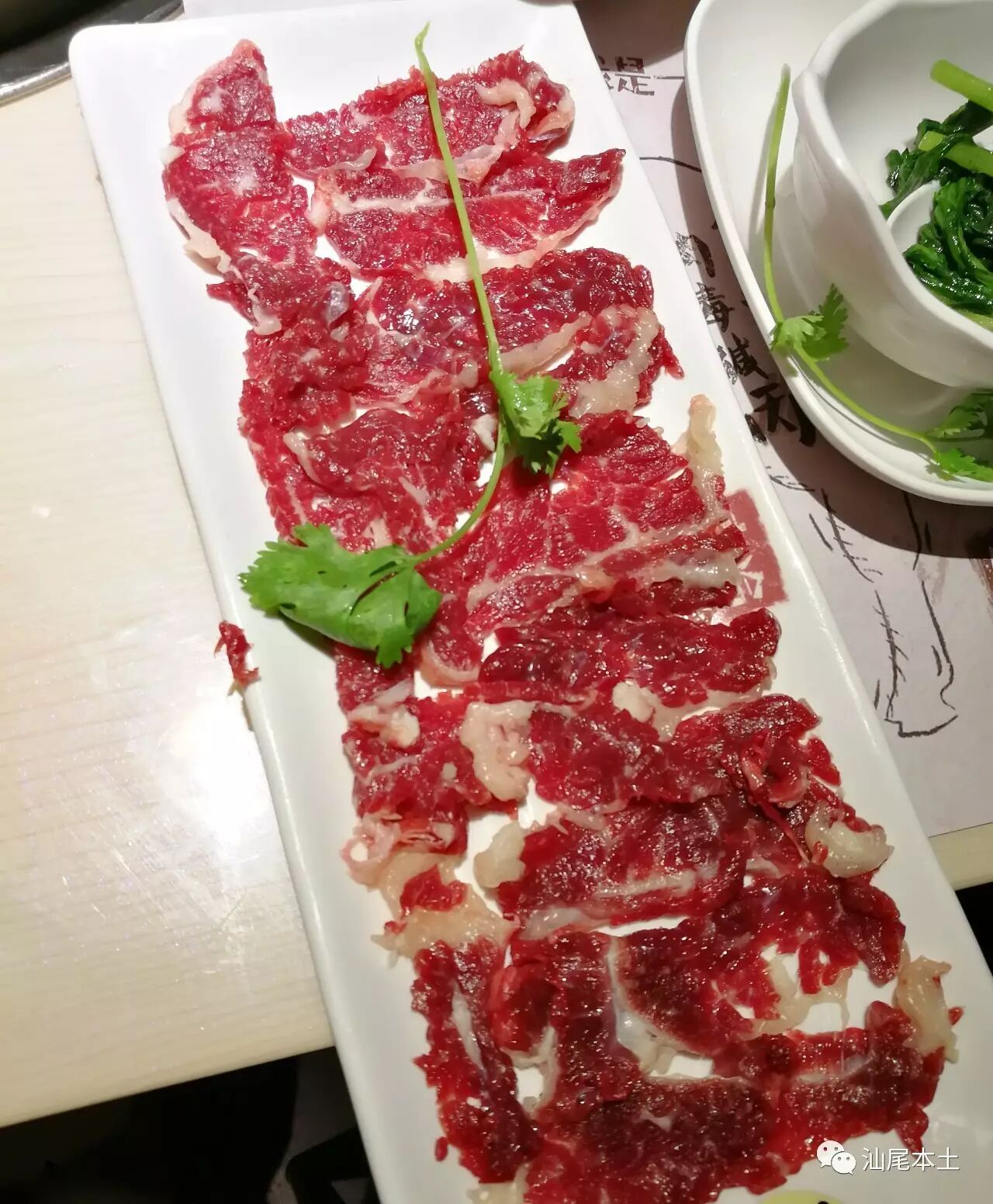 鲜嫩吊龙肉 (牛中最好的部位)