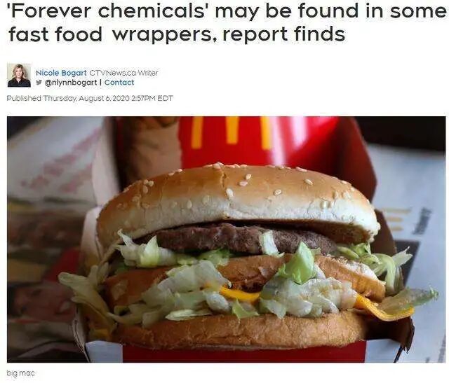 麦当劳等快餐包装中检出致癌物质为了赚钱洋人啥都干得出来！