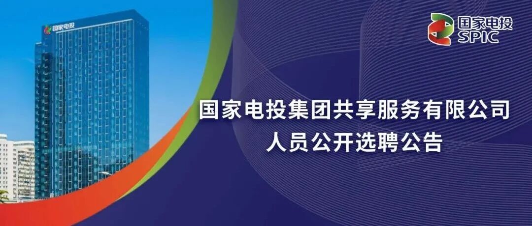 国家电投共享服务公司26社招
