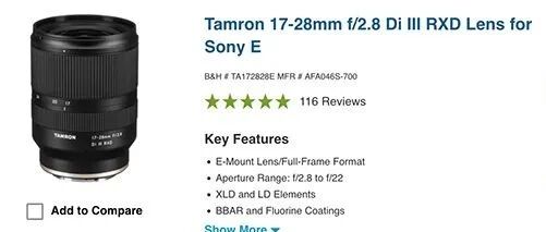 掀起更新换代潮流？腾龙预计发布1728第二代