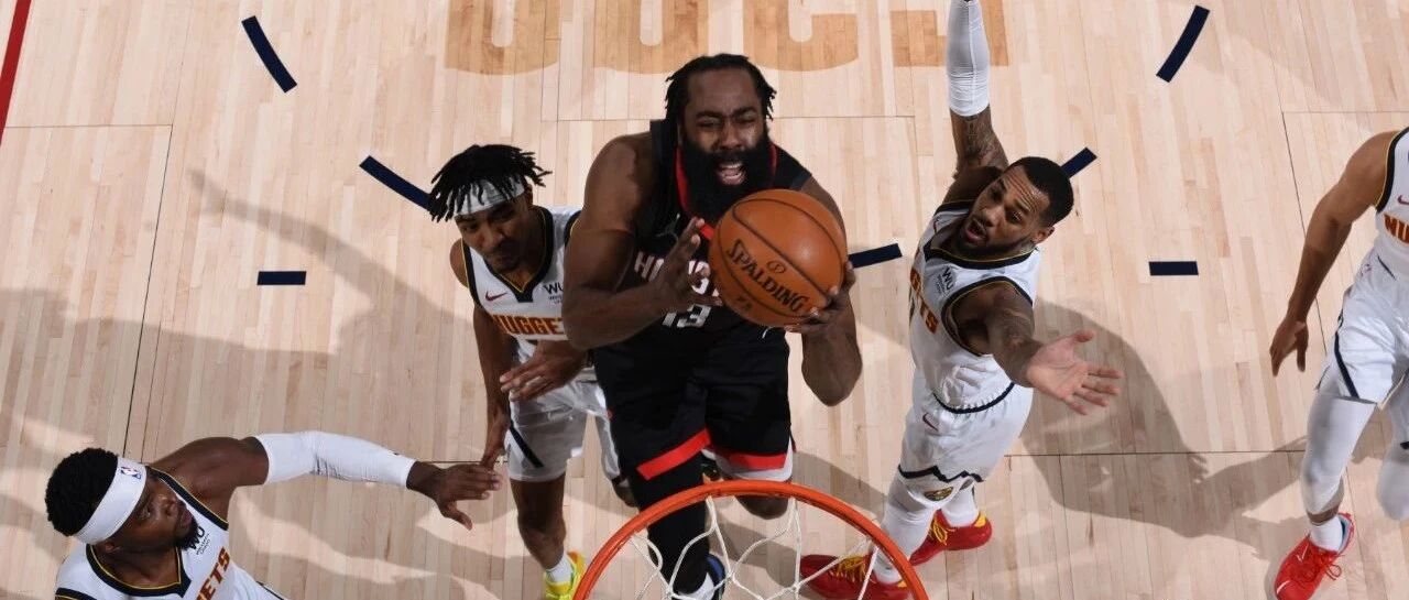 太难了！哈登被“群殴” 火箭全队这项辣眼睛