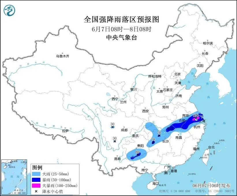 河南局部有大雨或暴雨