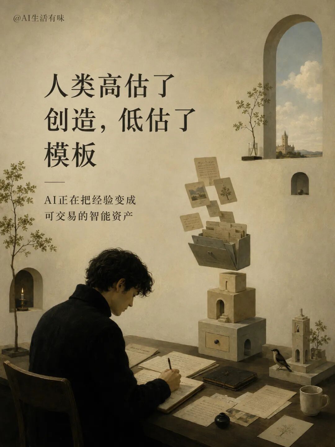 AI时代：最大的机会不是模型，而是模板