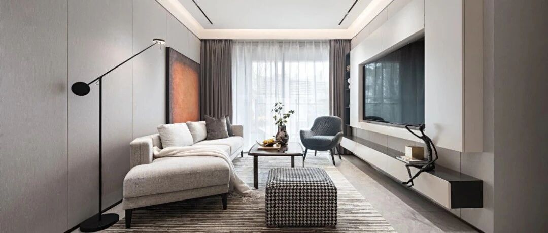 90m²百看不厌的家：灰白搭配+区块吊顶，他家可以跟着学！