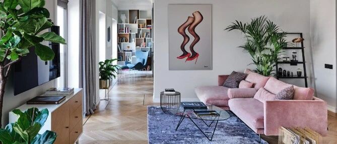 单身豪华公寓，时尚网红老头的“粉色之家”，一曝光就引来百万人围观