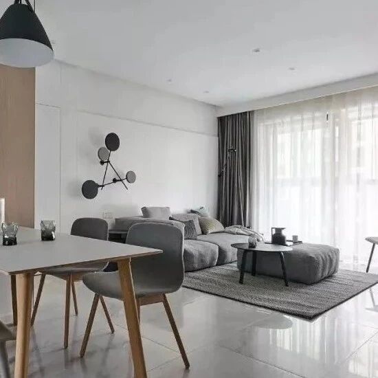 95平米小户型装修，进门见厅不隔断，效果惊艳全小区