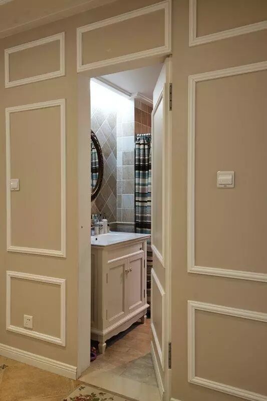 【亿唐居装饰】美式风格,卫生间隐形门!