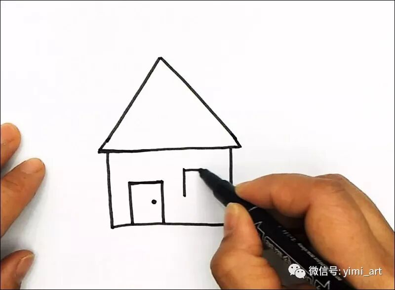 芈老师儿童画视频丨漂亮的房子