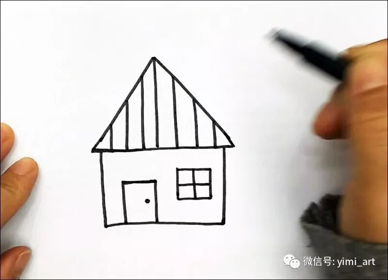 芈老师儿童画视频丨漂亮的房子