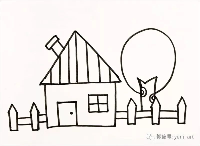 芈老师儿童画视频丨漂亮的房子