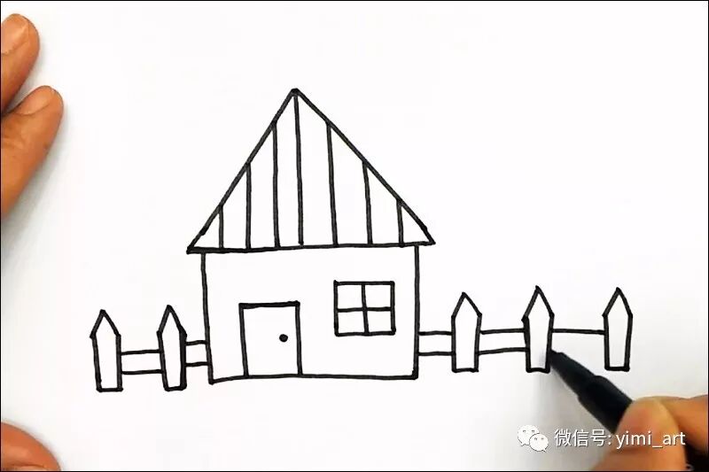 芈老师儿童画视频丨漂亮的房子