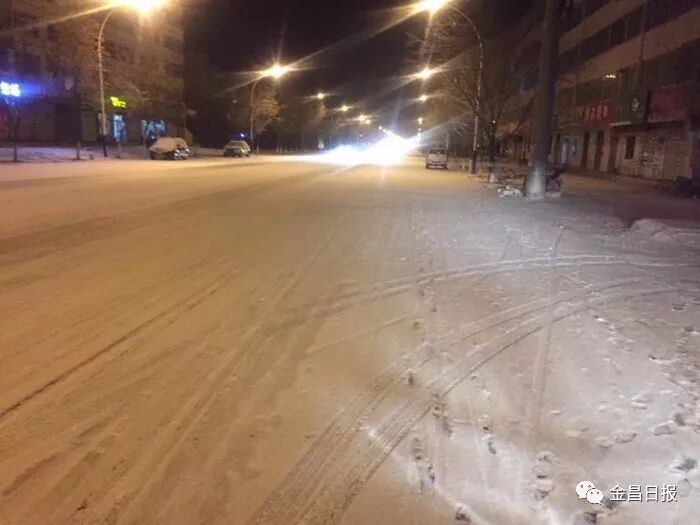 北风那个吹，雪花那个飘，2018年金昌的第一场雪如期而至