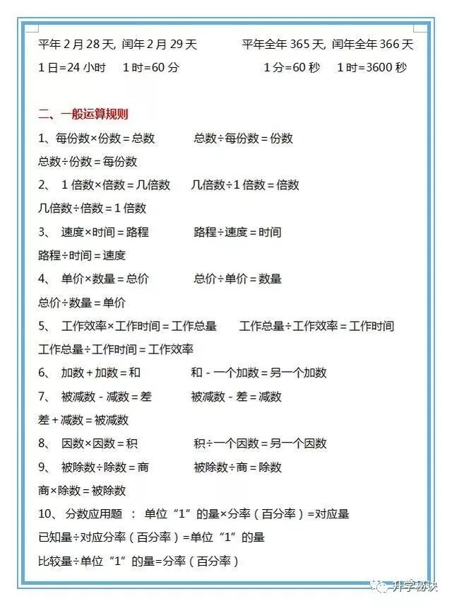 数学老师坦言 小学6年次次100分的孩子 这份资料早已倒背如流