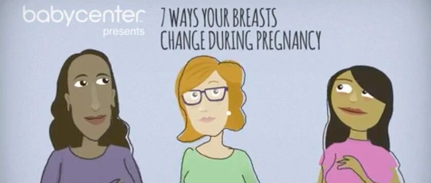 太神奇了！怀孕期间，你的乳房会发生这七种变化！