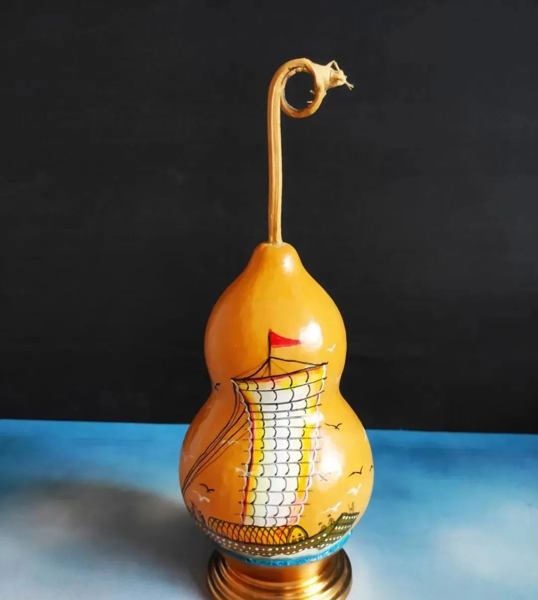 【身边的文艺名家】姜永基葫芦雕刻作品赏析 第4张