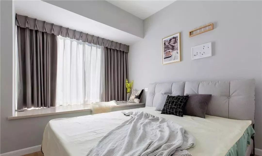 109平的北歐風三居室，淺灰色與原木色的聯合好舒適 家居 第10張
