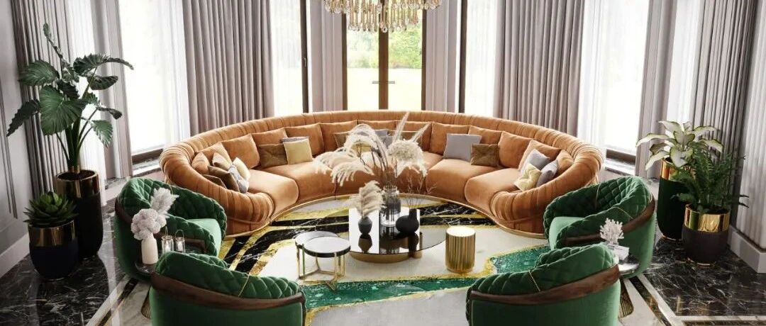 1100m²豪宅：看惯了极简，有点怀念这种“金碧辉煌”
