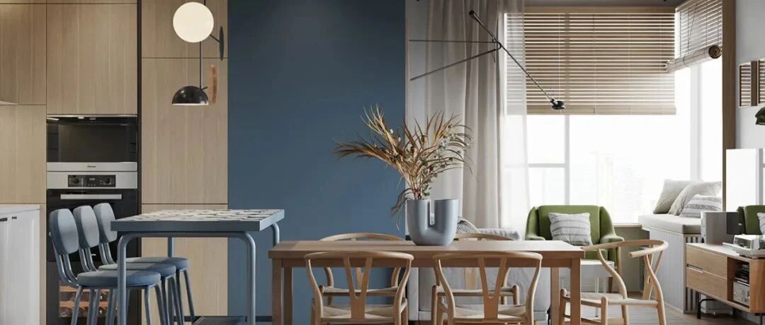 小户型·68m²住宅，清新活力，简约治愈