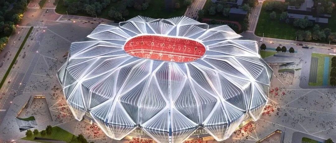 恒大新球场：“金荷花”变“莲冠”，这回真的有模有样了