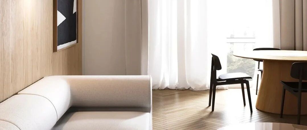 85㎡ 简约居所，“鱼骨拼”木地板站C位