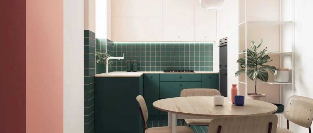 ​莫兰迪红，橄榄绿......简约空间的色彩之美