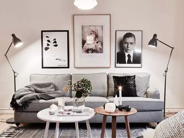 黑白灰的北歐風格客廳太單一，裝飾好了同樣驚艷 家居 第20張