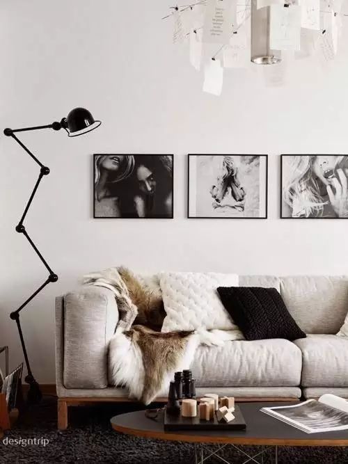 黑白灰的北歐風格客廳太單一，裝飾好了同樣驚艷 家居 第24張