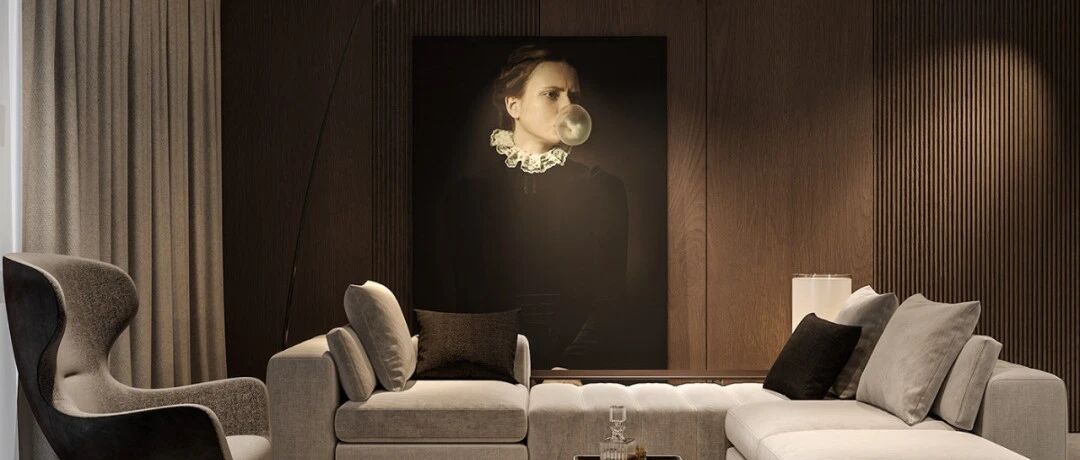 高级灰+轻奢，156㎡开放式私宅