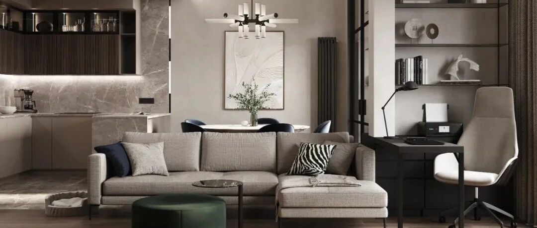 轻奢空间里的那抹绿，尤显优雅｜Nalita Moiseenkov新作