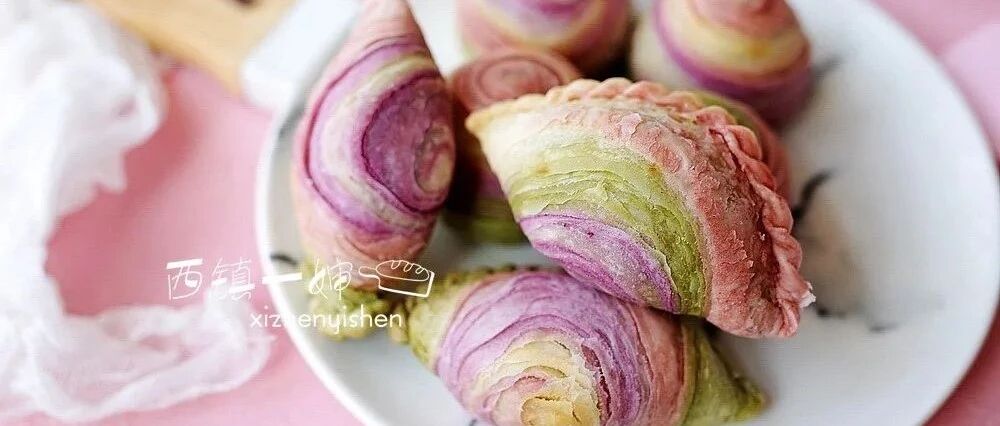 中秋点心没新意？试试这个少女心爆棚的彩虹绿豆酥呗~