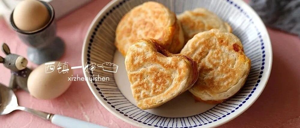 早餐小霸王，吃一个就饱饱的猪肉厚蛋堡来了~~