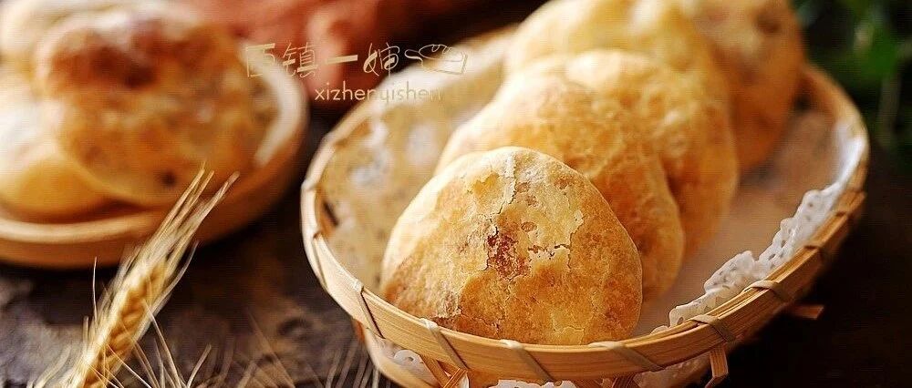 宝贝馋肉了，烤几个酥皮肉火烧解解馋！超简单做法谁看谁会~