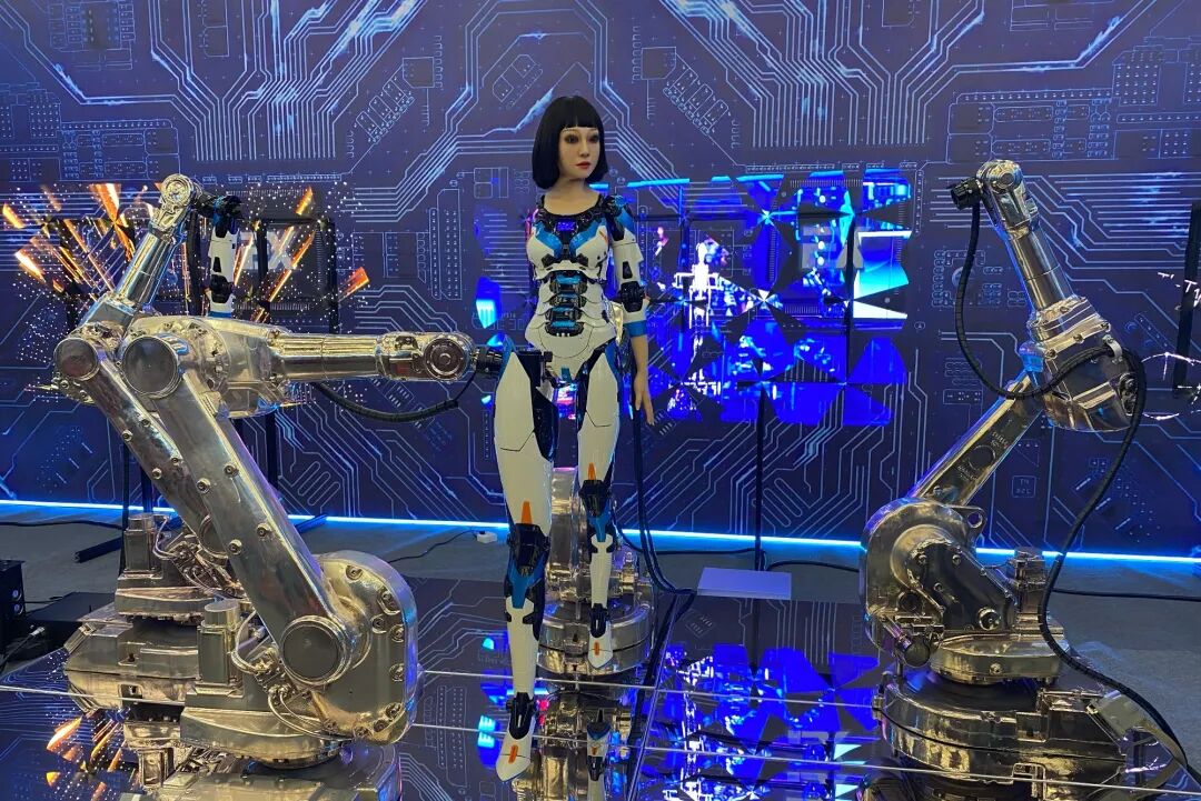 直击世界机器人大会：人形机器人成顶流，“邓丽君”现场唱歌__财经头条